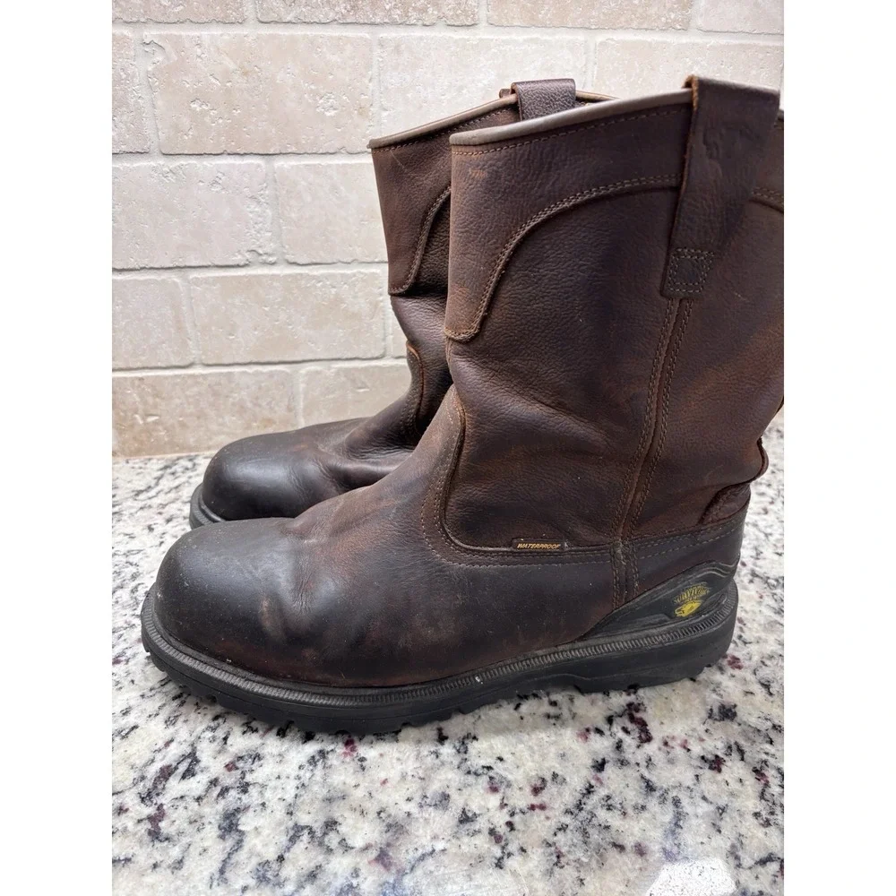 Herman Survivors Men's Power Waterproof Steel Toe Work Boots Size 12 Workwear